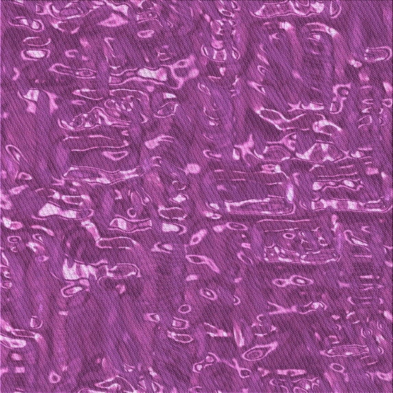 Ahgly Company Indoor Square Patterned Medium Violet Red Pink Area Rugs, 6' Square
