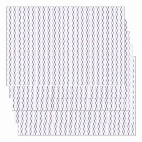 5 Sheets 0.5 mm Fursuit Eyes Mesh, Waterproof Printable Eye Nets for Furry Cosplay, Props, Fursuits Crafts Making White