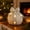 White, variant on Staron Ceramic Light Up Christmas Present Ornament with Bow Cutout Star, LED Tabletop Night Light, Festive Xmas Home Mantel Decor Holiday Gift, Red