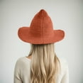 thumbnail image 5 of Cowboy Hats Men - Women Thickening Type Daily And Festival Witch Collapsible Hat Knitted Steepletop Hat,RD2,One Size, 5 of 6