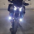 thumbnail image 6 of Waterproof High Low Beam Motorcycle Auxiliary Driving Light 100W Fog Lamp Headlight Spotlights PC Lens Aluminum Housing, 6 of 8