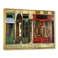 thumbnail image 3 of Designart 'Red Facade of Charming Shop In Paris Street II' French Country Framed Canvas Wall Art Print, 3 of 5