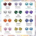 thumbnail image 4 of DESIGNICE 12 Pairs Flatback Stud Earrings for Women,Cartilage Earrings for Women,Stainless Steel Stud Hypoallergenic Earrings for Sensitive Ears Women,4mm, 4 of 7