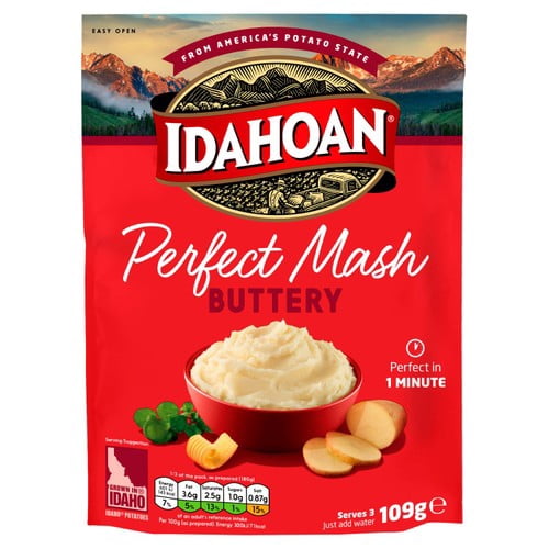 Idahoan Buttery Mash 109g, British Import (Pack of 2)