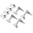 thumbnail image 1 of Mécaniques de guitare basse scellées en forme de queue de poisson 2L2R (argent), 1 of 4