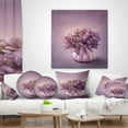 thumbnail image 4 of Designart Autumn Purple Flower in Vase - Floral Throw Pillow - 18x18, 4 of 5