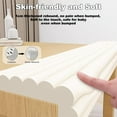 thumbnail image 3 of Acolch de Pared Anticolisión - 200 cm Protector Pared Cama Niños Multiusos Tira de Seguridad de Espuma - Protector de Bordes Suave, Protección Tira para Bebés Autoadhesivo(Gray,3 Pcs), 3 of 3