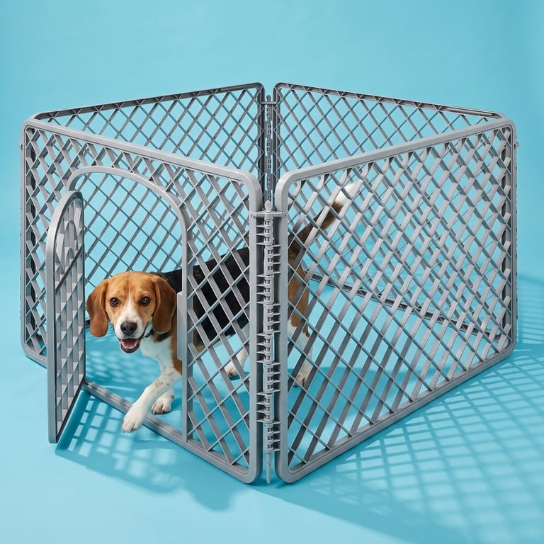 Vibrant Life 4-Panel Plastic Playpen, 24" Tall photo 3