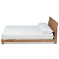 thumbnail image 3 of Baxton Studio Haines Contemporary/Modern Engineered Wood Back Support Platform Bed, King, Walnut Brown, 3 of 10