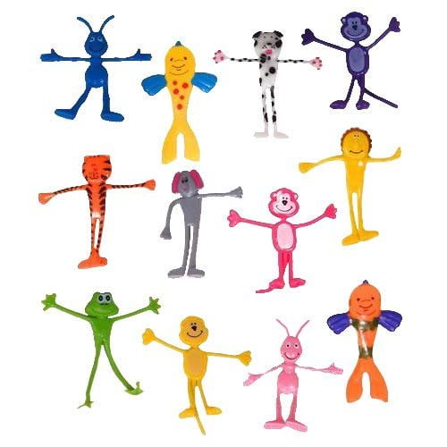 Bendable Animal Toys 12 Pack of Easter Bendable Assortment Great
