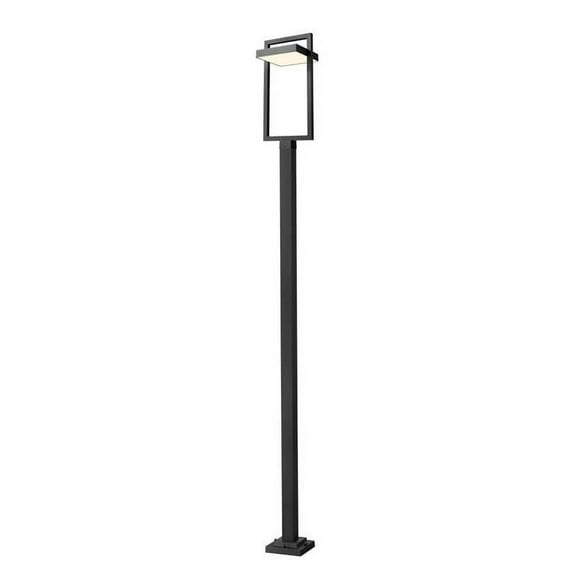 Z Lite 566PHXLS-536P-BK-LED 123 in. Luttrel LED Black Outdoor Post Mounted Fixture