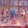 thumbnail image 5 of Double-Sided Christmas Window Clings Stickers 9 Sheets Christmas Decorations Window Clings With Santa Snowman Penguins Reindeers Snowflake, For Holiday, 5 of 6