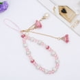 thumbnail image 3 of GOOHOCHY Hemobllo Phone Boaded Lanyard Flower Strap Strap Strap Strap Decoración para el bolso de la llave, 3 of 5