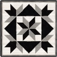 thumbnail image 1 of Cuadro Decorativo | Fine Art Tj | Bloque De Edredón Blanco Y Negro Ix Por Tara Reed - 61 x 61 cm, 1 of 4