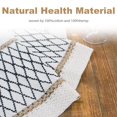 thumbnail image 2 of XINQIHANG Boho Table Runner 70 Inches Long Kitchen Dining Macrame Rustic Table Decoration for Home Party Décor Farmhouse Table Runner with Tassels Black,12*70 Inches, 2 of 7
