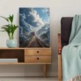 thumbnail image 5 of Qisvanset 12x16 Inch Field with Wildflowers & Tree Canvas Print Wall Art, 5 of 5