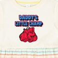 thumbnail image 4 of Inktastic Daddys Little Champ Girls Baby Dress, 4 of 5