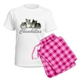 thumbnail image 5 of CafePress - Chinchillas Women's Light Pajamas - Women's Short Sleeve Print T-Shirt and Pants Light Cotton Pajama Set, 5 of 7