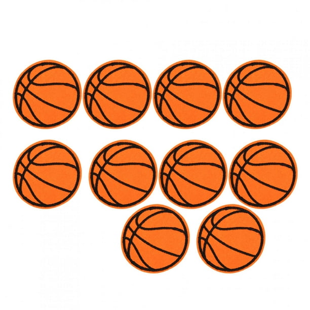 10 Pièces Tissu Patch Football Basket Table Balle De Tennis Forme