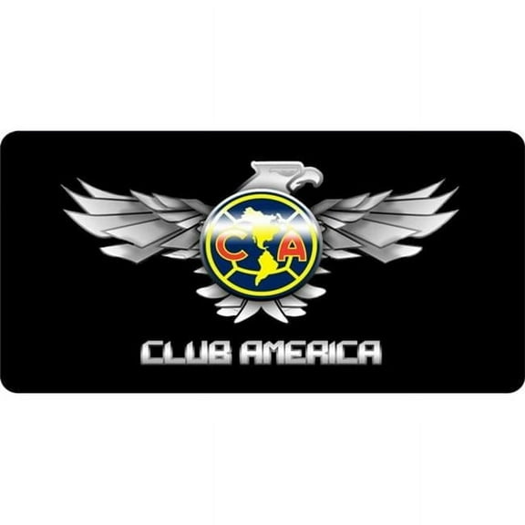 212 Main LPO707 Club America with Eagle Photo License Plate
