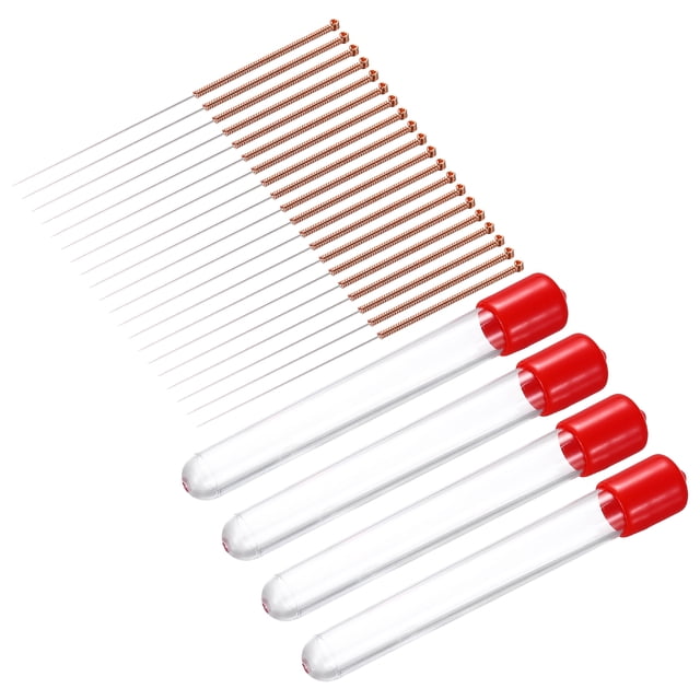 Uxcell 20Pcs 3D Printer Nozzle Cleaning Kit Precision 0.5mm Stainless Steel Cleaner Needles for 3D Printer Clog Removal, Maintenance