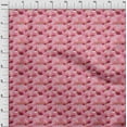thumbnail image 4 of oneOone Velvet Pink Fabric Abstract Floral Craft Projects Decor Fabric Printed By The Yard 58 Inch Wide-1ra, 4 of 5