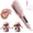 pink, variant on Adjustable Curling Iron Hair Crimper Waver - Beach Waves Curling Wand, Ionic Deep Waver Hair Curler Tool with Ceramic 3 Barrel for Women, Dual Voltage, Anti-Scald, Easy to Use, 1&1.25 Inch