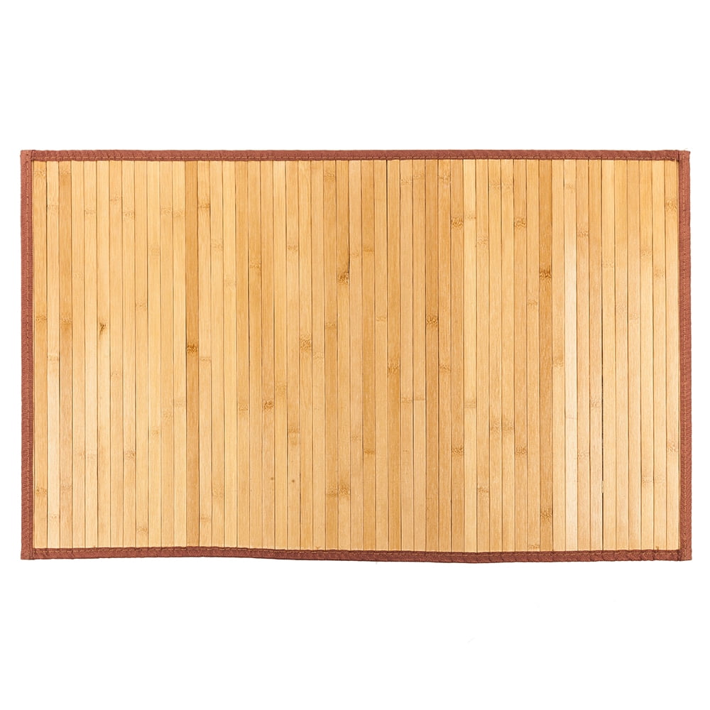 Kepooman Bamboo Floor Mat Non-Skid, Water-Repellent Runner Rug, 21" x 34", Natural Kepooman Bamboo Floor Mat Non-Skid, Water-Repellent Runner Rug, 21" x 34", Natural