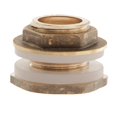 thumbnail image 1 of Paquete de 2-8 Conectores de Latón para de Agua, Montaje de Mamparo con Goma DN15 24mm 2 piezas Gloria conector de tanque de agua de latón, 1 of 9