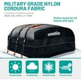 thumbnail image 6 of Smashier 15 Cubic Foot Waterproof Car Rooftop Cargo Carrier Bag, Black, 6 of 8