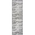 thumbnail image 2 of Unique Loom Outdoor Modern Collection Area Rug - Cartago (2' 11" x 10' Runner Charcoal/Ivory), 2 of 6