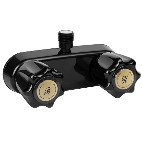 Kit de Desviador de Válvula de Baño 4" para Grifo de RV Awelife Negro