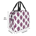 thumbnail image 2 of Pofeuu Cute Number 8 Print Lunch Bag Lunch Box Large Capacity Insulated Lunch Bag for Adult, Leakproof Reusable Lunch Tote Bags for Work, 2 of 5
