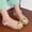 Gold, variant on Girls Jelly Sandals Kids Summer Closed Toe Hook and Loop Strap Glitter Butterfly Beach Water Shoes Hot Pink Size 13 Little Kids