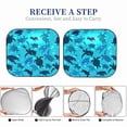thumbnail image 6 of Bingfone World Turtle Day Windshield Sun Shade 2-Piece Foldable Car Front Window Sunshade for Most Sedans SUV Truck-Small, 6 of 7