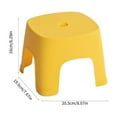 thumbnail image 3 of Plastic Stool for Bathroom Kids Step Stool | Non Slip Child Toddler Bath Seat | Thickened Stable Lightweight Plastic | Ergonomic Curved Seat | 8x7 Inch | Indoor Outdoor | 1 Pc, 3 of 8