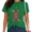 B-Green, variant on UNISHE Women's Queen of Hearts Graphic T-Shirt Retro Playing Card Casual Tee for Daily Outfit Black, S