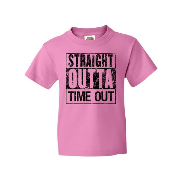 Inktastic Straight Outta Time out Youth T-Shirt