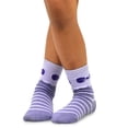 thumbnail image 3 of Teehee Socks Women's Non-Slip Stripes Cotton Crew Socks, (6-Pack), 3 of 7