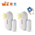 thumbnail image 2 of Tuya Door Window Sensor Door Opening Detector Sound Alarm Timed Arm Disarm Smart Home Security Protection APP ,Consistent Performance, 2 of 7