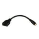 thumbnail image 2 of Audífonos Cable adaptador macho D compatible con Micro HDMI a hembra A compatible con HDMI Universal  Accesorios Electrónicos, 2 of 5
