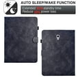 thumbnail image 2 of Case for Galaxy Tab A 10.5 2018 T590 T595, PU Leather Flip Case with Credit Card Slot Auto Sleep/Wake Kickstand Shockproof Full Body Ptotective for Galaxy Tab A 10.5-Inch Tablet, Black, 2 of 10