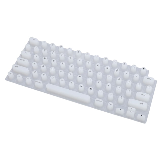 Keyboard Cover for Long Nails, Silicone Raised Keyboard Cover Protector for Nail Art, Comfortable Typing for Long Nails with Tower Shaped Design, Compatible with for OS X Laptop