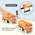 thumbnail image 2 of UNIH Baby Pull-Back Car Vehicle Playset (12 Pieces), 2 of 5