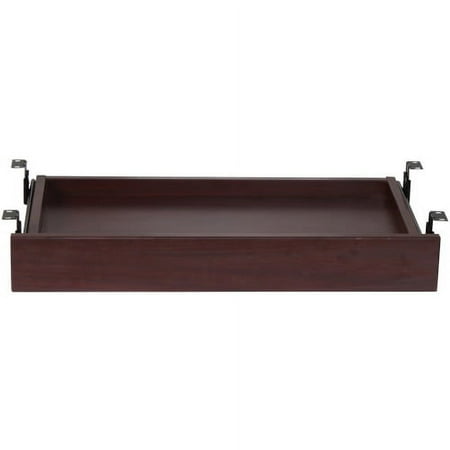 UPC: 0035255875240 | Lorell Mahogany Laminate Universal Center Drawer 28.4 Length x 16.7 Width x 5.1 Height – Mahogany Laminate