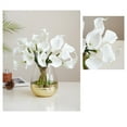 thumbnail image 5 of Sunxin Artificial Flowers Flowers Silk Roses Artificial Flowers in Vase Flower Arrangement with Vase Suitable for Home Decoration Dining Table Centerpiece, 8X Calla Lily Artificial Flower, 5 of 9