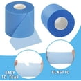 thumbnail image 3 of 3 Pieces Athletic Pre Wrap Tape for Hair Foam Underwrap Tape Sports Pre-wrap Athletic Tape Underwrap for Hair Ankle Wrists Knees Sports 2.75 Inch by 30 Yards(Blue), 3 of 5