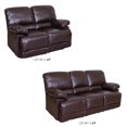 thumbnail image 4 of CorLiving Plush Reclining Bonded Leather Sofa Set, 4 of 9