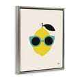 thumbnail image 4 of Stupell Industries Lemon with Sunglasses Food & Beverage Painting Gray Floater Framed Canvas Art Print Wall Art, 17 x 21, 4 of 10