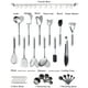 thumbnail image 2 of Set de utensilios de cocina Berglander 38 piezas de acero inoxidable, 2 of 7